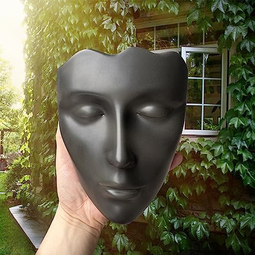 Face Vase, Ceramic Female Form Vase, Modern Sculpture Planter Pot, Human Face - Image 3