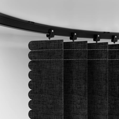 Room Divider Curtain Sets with Flexible Ceiling Track, Privacy Soundproof - Image 5