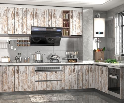 Wood Wallpaper Peel and Stick Shiplap Contact Paper 17.3"×197" - Image 6