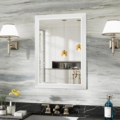 Briivue Bathroom Wall Mirror, 22x30 Inch by Briivuemodernmirrors