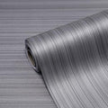 Dark Gray Grasscloth Peel and Stick Wallpaper, A Set of 15.7"x1181" Textured by Horryhaushomedecoration