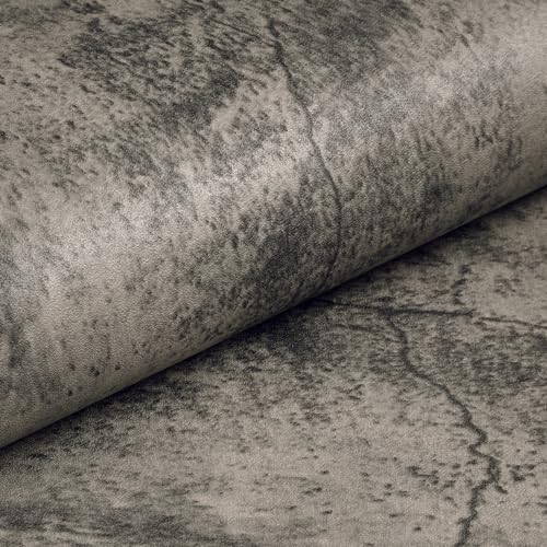 Livelynine Moody Concrete Wallpaper Peel and Stick Industrial Modern Brown - Image 7