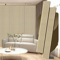 2 Pack Wood Panels for Wall, 106.3" × 11" Wood Slat Acoustic Panels for Wall by Ritollo