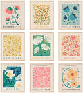 AnyDesign 9 Pcs Flower Market Decoration Matisse Wall Art Prints Floral Art by AnyDesign
