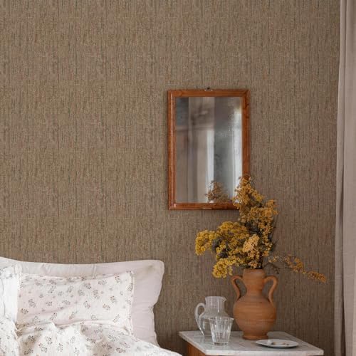 JiffDiff Woven Wallpaper Peel and Stick 17.3" x 1200" Colorful Paint Grasscloth - Image 6