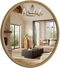 WallBeyond 32 Inch Gold Round Wall Mirror, Circle Mirror by WallBeyond