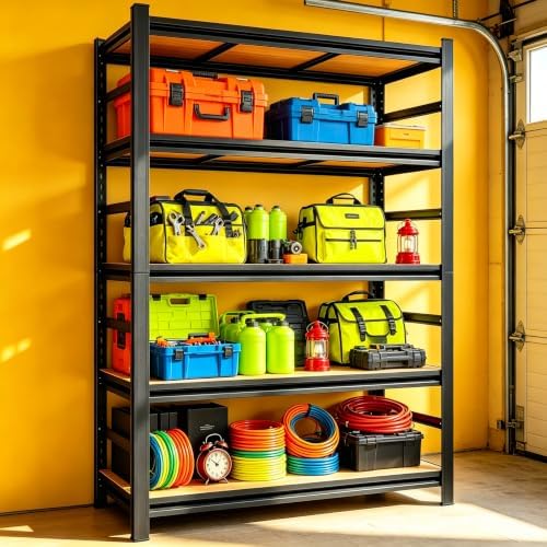 Garage Shelving, 3000 LBS Heavy Duty Metal Storage Shelves - Image 2