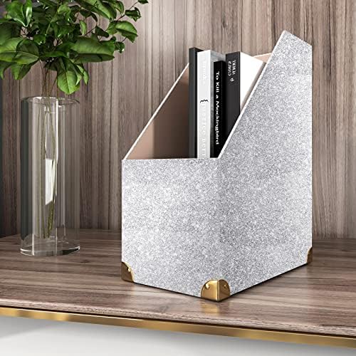 Stickyart Silver Glitter Wallpaper Peel and Stick Glitter Fabric Wallpaper Roll - Image 4