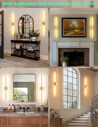 Wall Sconces Battery Operated Set of 2, 10000mAh Rechargeable Wall Lights - Image 3