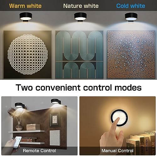 2-Pack Picture Light for Paintings Battery Operated Art Light - Image 2