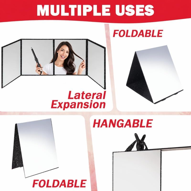 Foldable Acrylic Full Length Mirror - Image 3