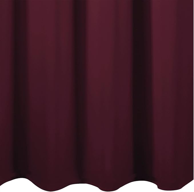 LEMOMO Blackout Curtains 52 x 120 Inch Long Burgundy Red Curtains Set of 2 - Image 8