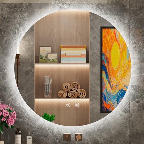 40 Inch Backlit Round LED Mirror by JSneijder