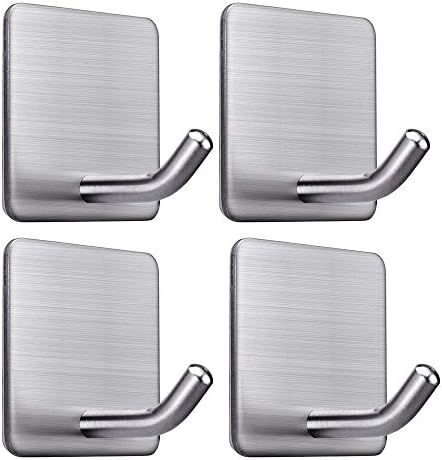 FOTYRIG Heavy Duty Adhesive Towel Hooks Stick on Towel Hanger Wall Holder by FOTYRIG