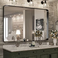 TokeShimi 48 x 36 Inch Black Bathroom Vanity Mirror by TokeShimi
