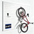 PVC Slatwall Panels, 4 ft x 4 ft Garage Wall Storage Systems by Fivaz