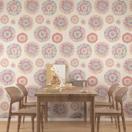 Laatse Boho Wallpaper Peel and Stick Contact Paper 17.5" x 118" - Image 5