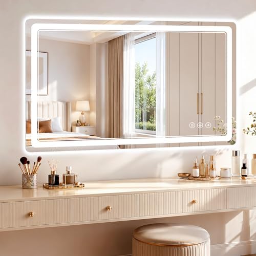 BEAUTYPEAK 30"x50" LED Bathroom Mirror - Image 5