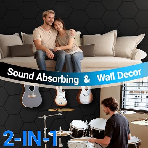Acoustic Panels, Magrowill 12-Pack Soundproof Wall Panels 14 X 12 X 0.4 Inches - Image 4
