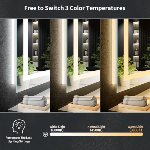 24"x50" LED Bathroom Mirror - Image 4
