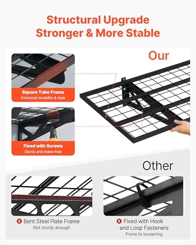 VEVOR 2-Pack Heavy Duty Garage Wall Shelving, 2 x 4 ft Steel Wall Mounted - Image 5