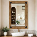 Bathroom Mirror for Wall by FICTOR