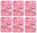 Flower Wall Backdrop 6 Panels16×24 Inch by BloomTrend
