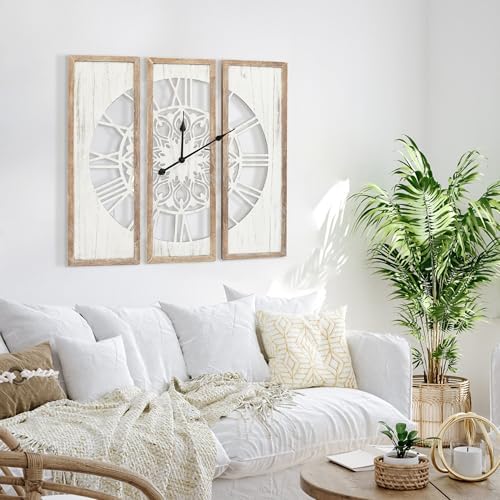RiteSune Unique 30" Wall Clock for Living Room Decor - Image 6