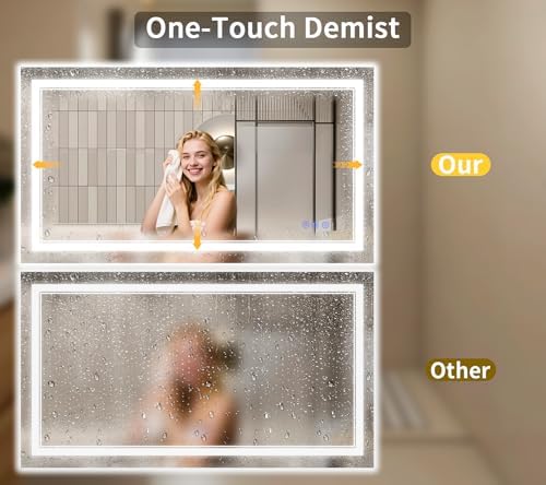 40"x50" LED Bathroom Mirror - Image 5