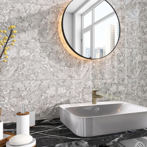 Marble Peel and Stick Backsplash 23.6 x11.8 in - Image 2