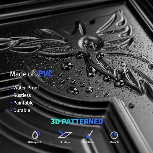 Art3dwallpanels Drop Ceiling Tiles, 2x4 Ft, 12 Pack, 24x48 Inch - Image 3