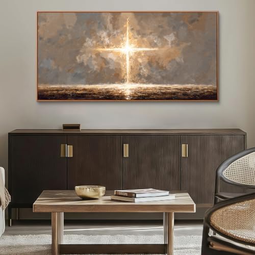 Abstract Canvas Wall Art Decor Living Room Brown Minimalist Wall Art Prints - Image 6