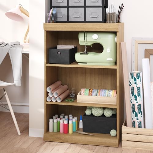ClosetMaid Mosaics 3 Shelf Closet Organizer, 25.5" W, Toasted Oak - Image 2
