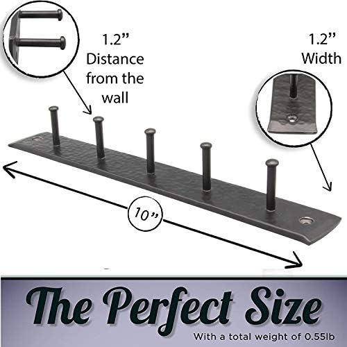 Rustic Wall Hooks for Hanging Accessories, Jewelry Hanger - Image 3