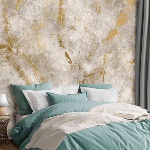 artgeist - Peel and Stick Wall Mural, Living Room Faux Cement 135x101 Inch - Image 5