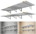 Aecxm 4-pack 2x3ft Adjustable Garage Wall Shelving 1120lbs Load Capacity Heavy by AECXM
