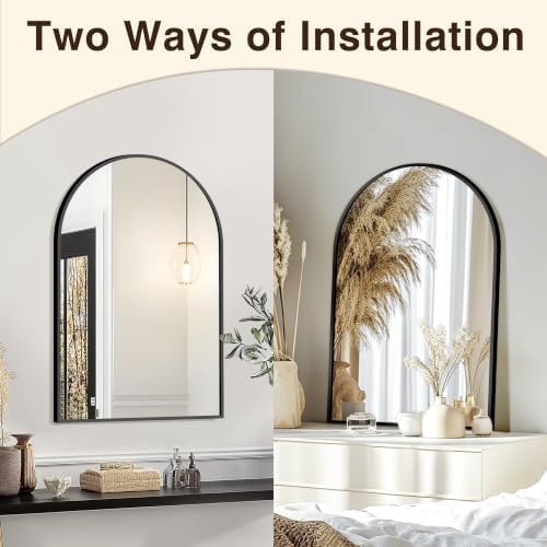 FICTOR 20" x 30" Arched Bathroom Vanity Mirror - Image 4