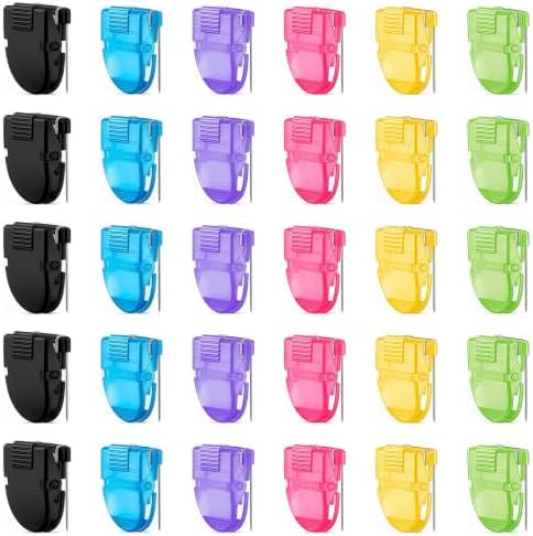 MXCOIRTP 30pcs Cubicle Clips for Walls, Push Pin Clips for Bulletin Board by Home