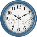 JENLYSTIME 13 Inch Outdoor Clock, Waterproof and Silent by JENLYSTIME