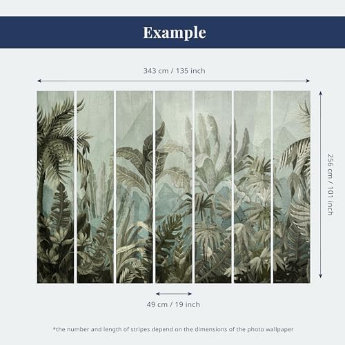 artgeist Peel and Stick Wall Mural, Living Room Decor Faux Cement 96x69 in - Image 4