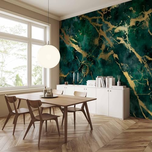 artgeist Premium Wall Mural Wallpaper, Bedroom Decor Faux Stone 138x101 in - Image 6