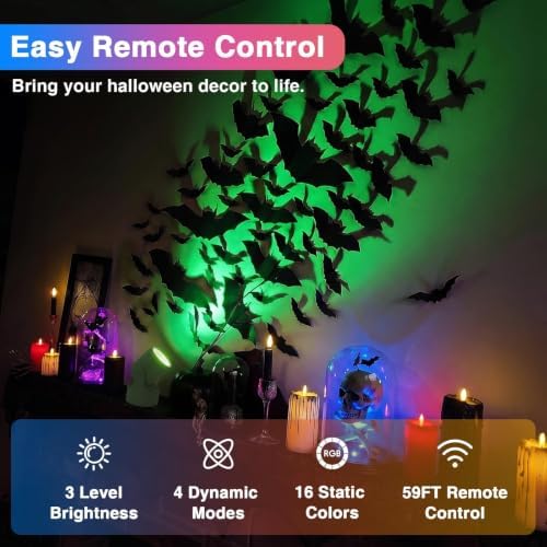 URTOM 4 Pack 6W RGBW Uplighting Indoor Color Changing Up Lights Indoor - Image 3