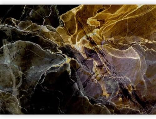 artgeist Peel and Stick Wallpaper, Bedroom Decor Black Abstract 193x138 in by artgeist