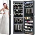 LED Jewelry Cabinet Armoire Organizer, Wall/Door Mount Jewelry Organizer and by MASMIRE