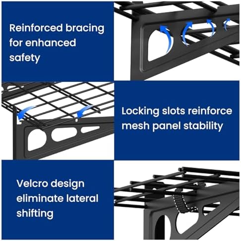 FLEXIMOUNTS 1-Pack 1x3ft Garage Shelving Wall-Mounted Storage Rack - Image 5