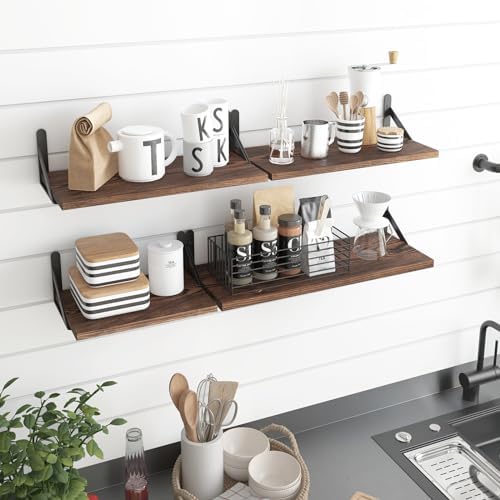 YGEOMER 4 Different Sizes Floating Shelves - Image 7