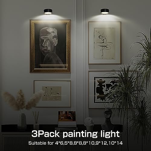 2-Pack Picture Light for Paintings Battery Operated Art Light - Image 4