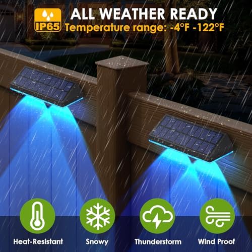 Solar Fence Lights Outdoor - Image 6