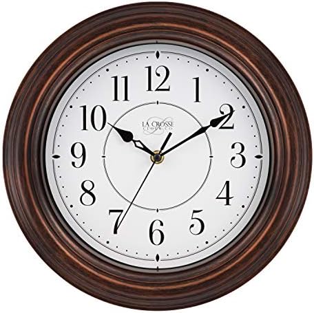 La Crosse Technology 404-2630W 12 Inch Evelyn Quartz Wall Clock by LaCrosseTechnology