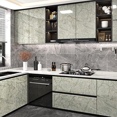 Marble Contact Paper for Countertops Waterproof Marble Wallpaper Peel and Stick - Image 6